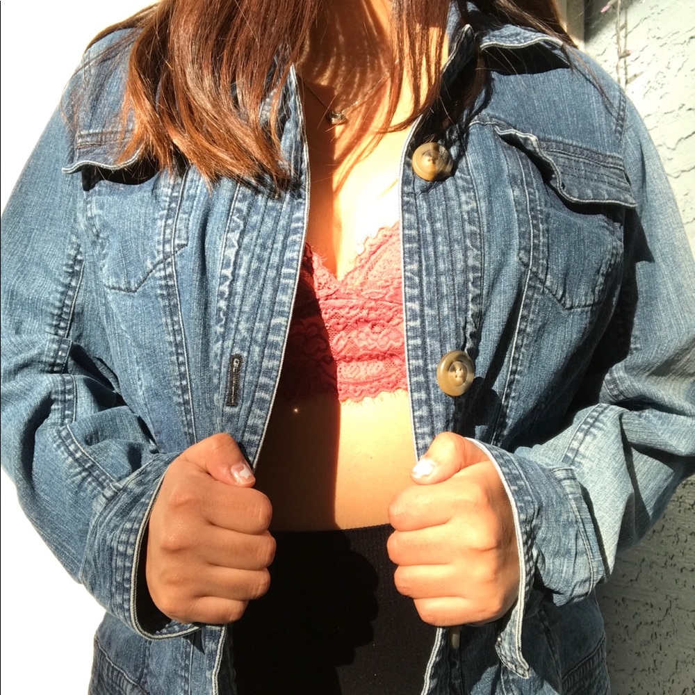 Dark Denim Jacket. - image 1